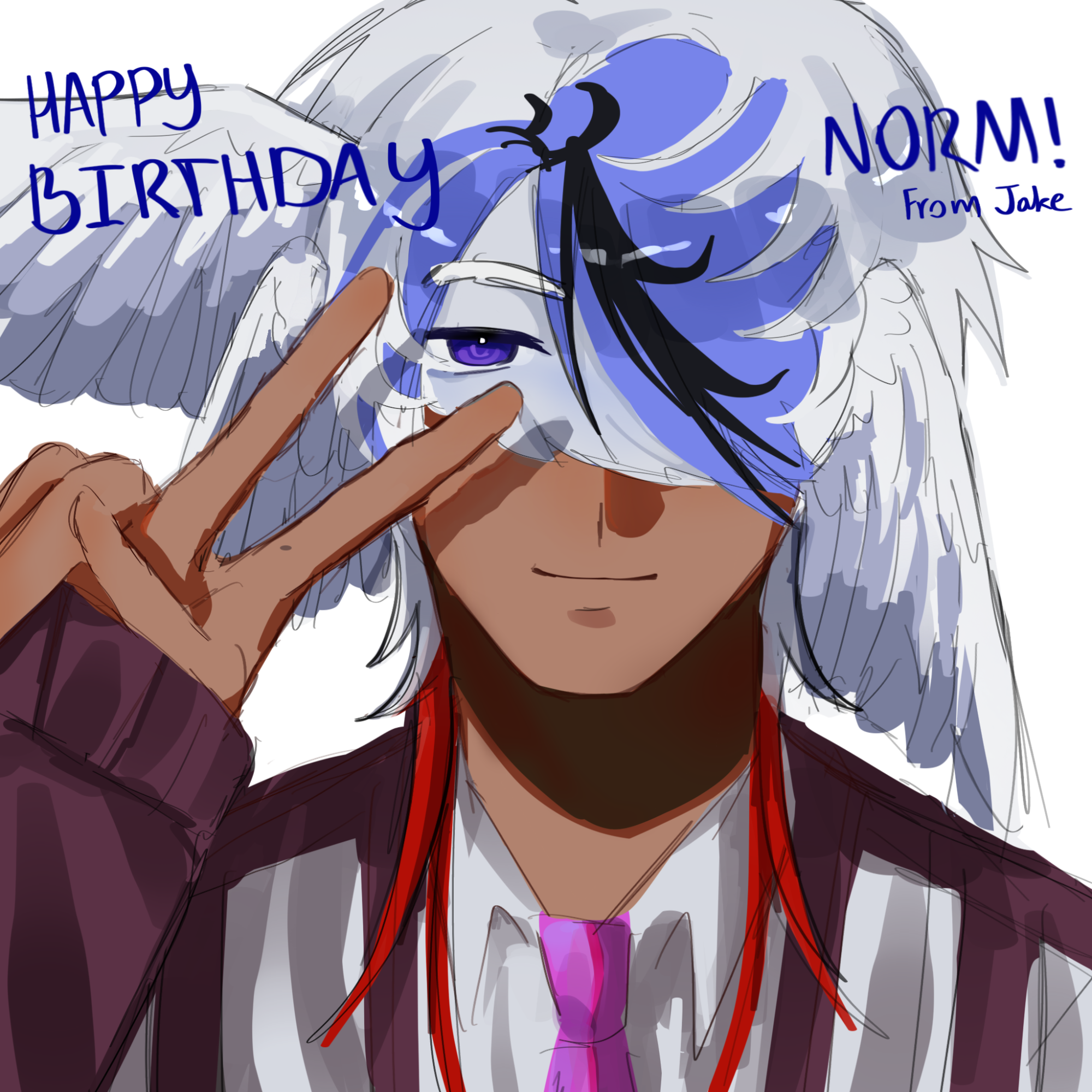 Pixilart - Happy (Late) Birthday Again 😹 uploaded by lyxuan